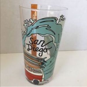 🎀🆕Starbucks Vintage Look San Diego Glass Cup🎀